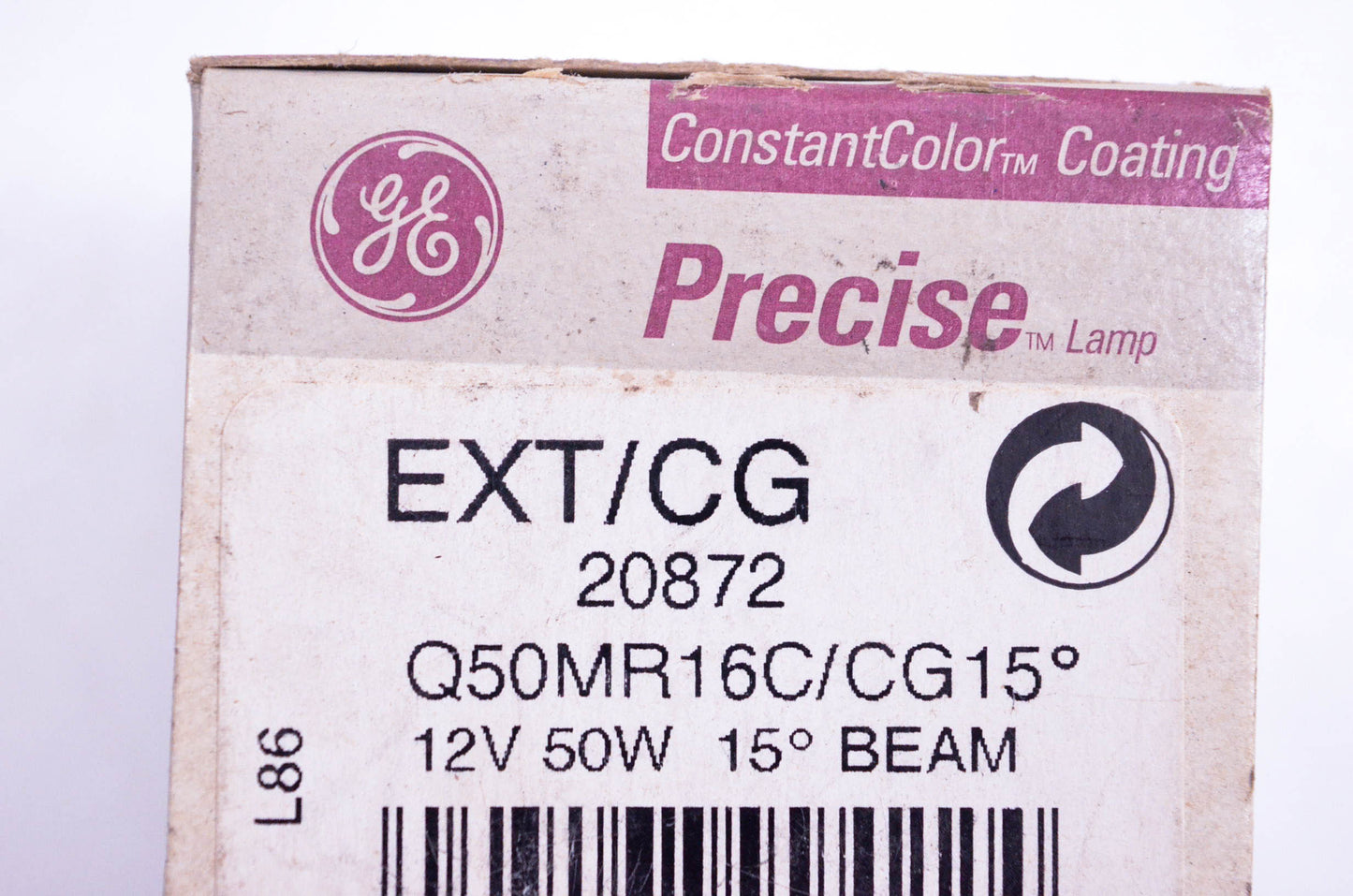 General Electric 20872 Replacement Bulb 12v 50w NOS