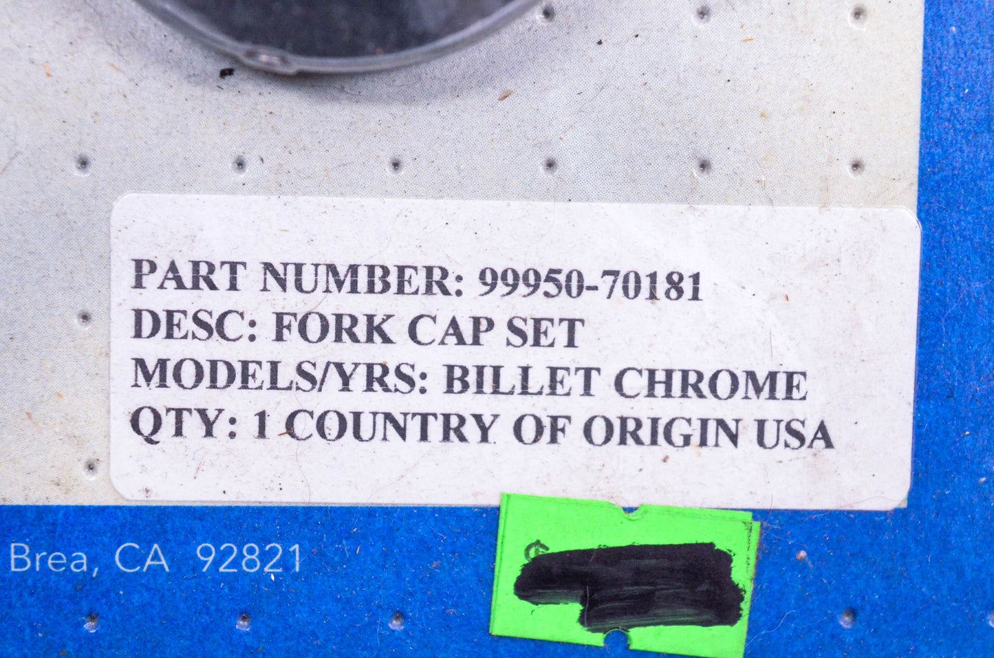 New OEM Suzuki 99950-70181 Fork Cap Kit NOS