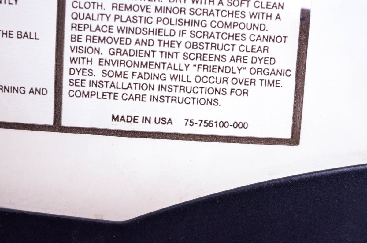 Aftermarket 75-756100-000 Windscreen NOS