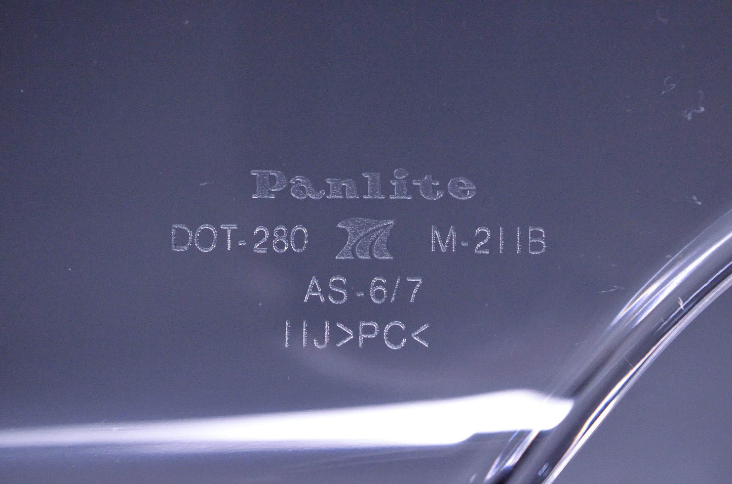 New OEM Suzuki M-211B Panlite DOT-280 AS6/7 Windshield NOS