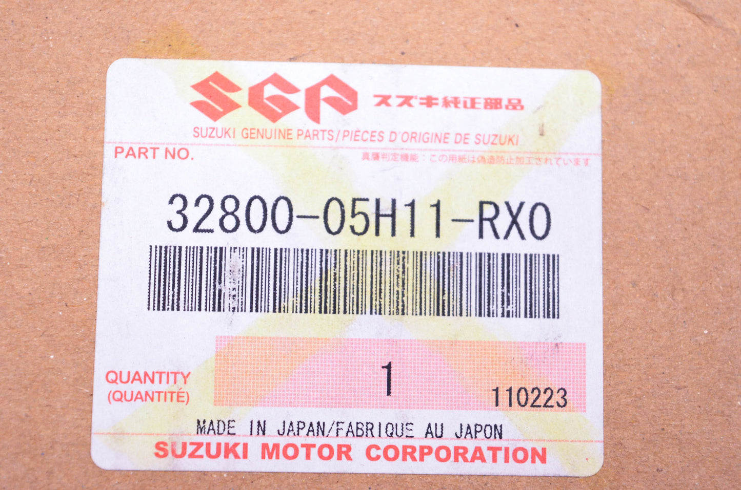 OEM Suzuki 32800-05H11-RX0 Voltage Rectifier