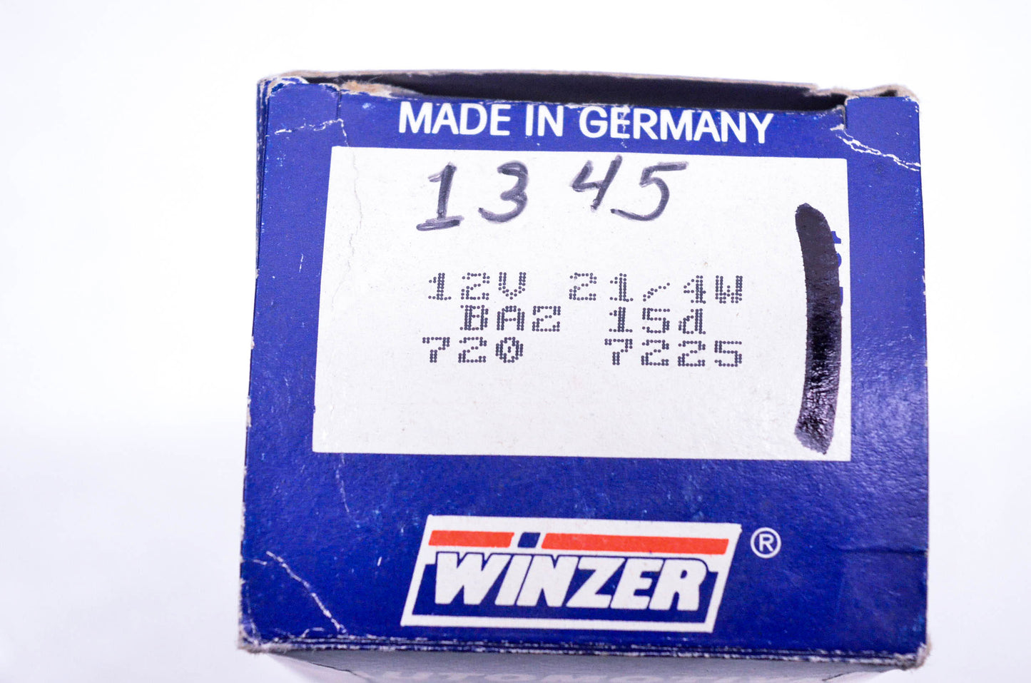 Winzer 720-7225 12v P21 4w #1345 Bulb NOS