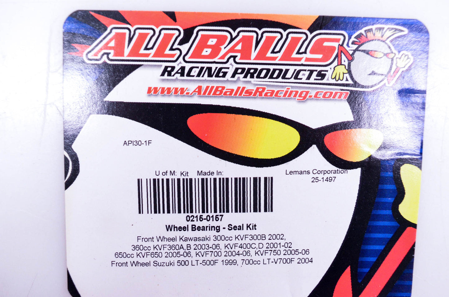 All Balls 0215-0157, 25-1497, AP130-1F Wheel Bearing Seal NOS