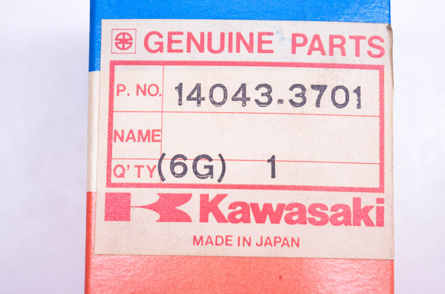 New OEM Kawasaki 14043-3701 Fuel Filter Element NOS