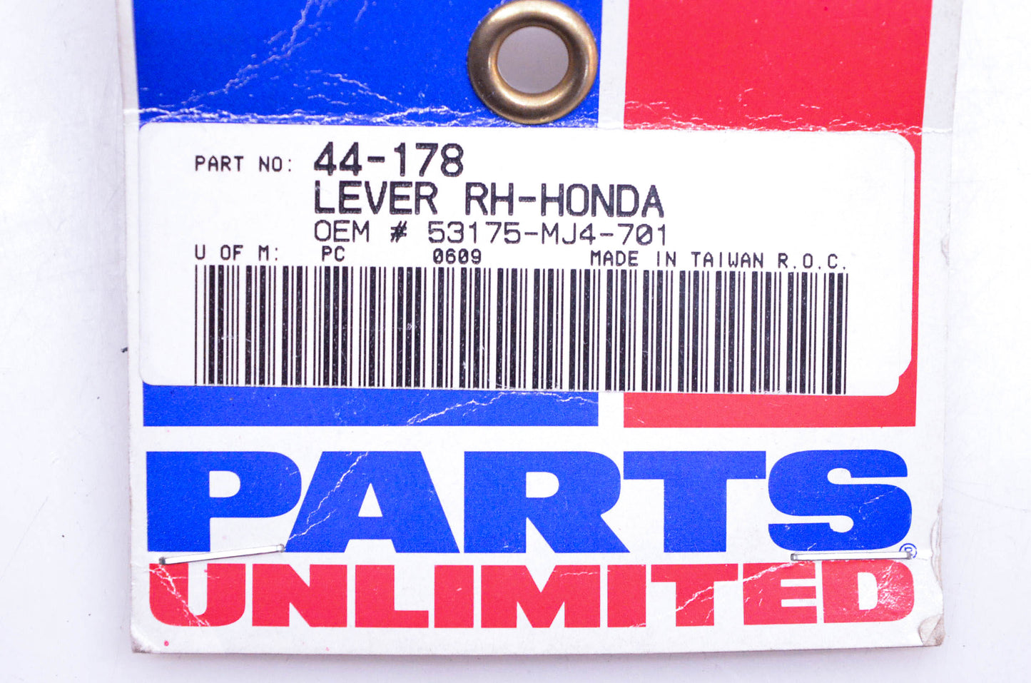 Parts Unlimited 44-178, 53175-MJ4-701 Righthand Lever NOS