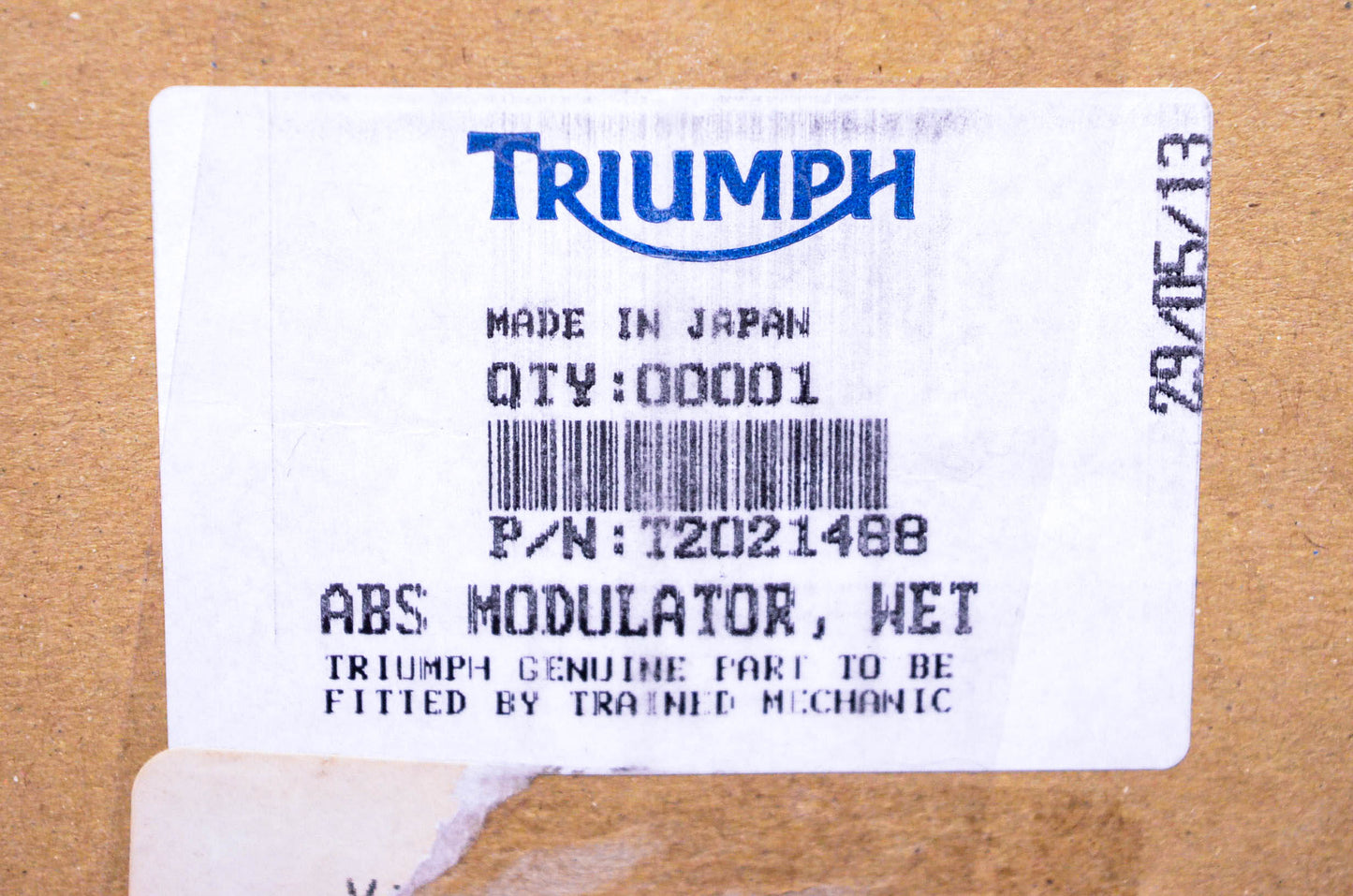 New OEM Triumph T2021488 ABS Modulator Brake Pump Unit Assembly NOS