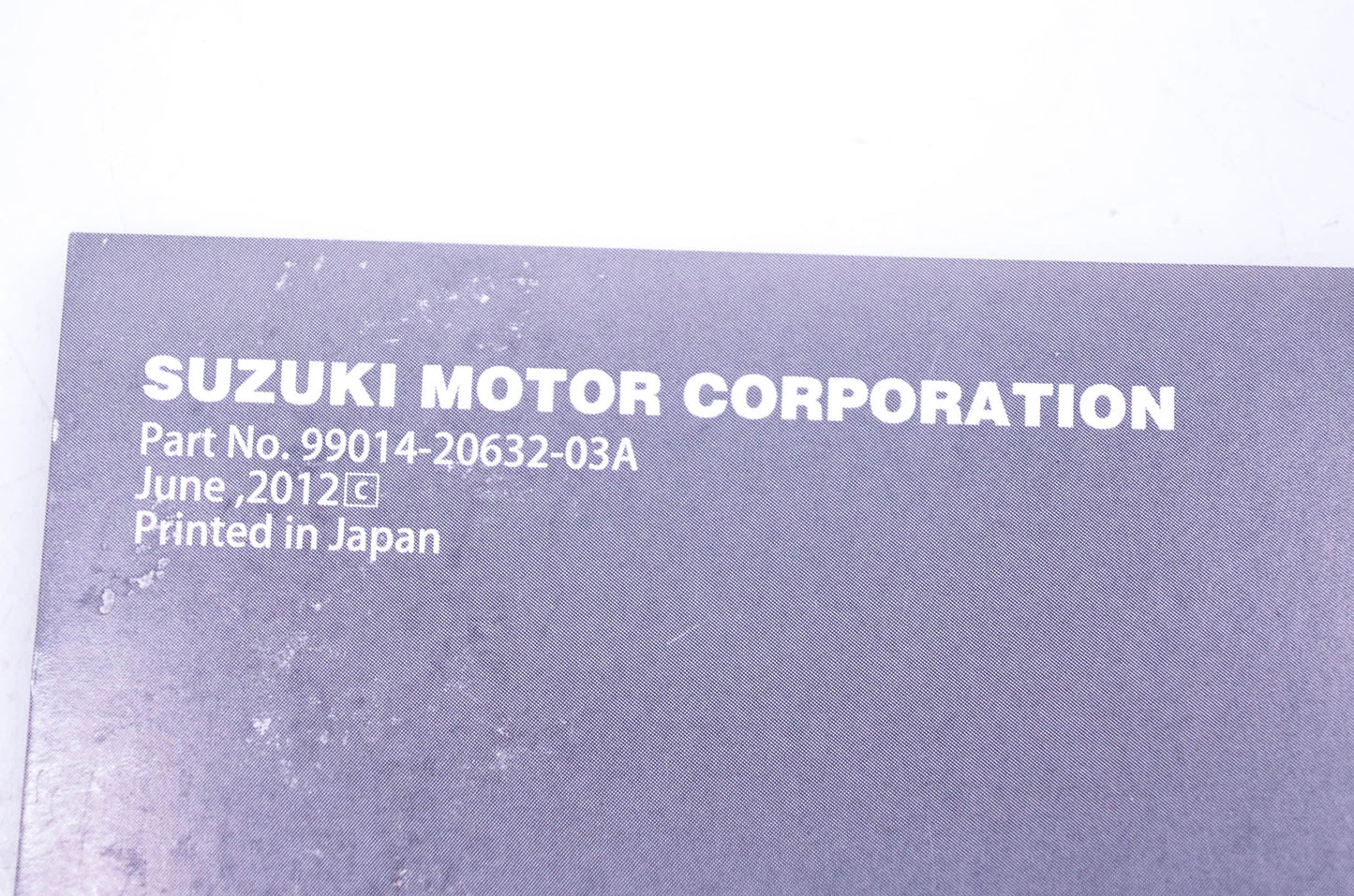 New OEM Suzuki 99014-20632-03A Riding Tips Guide Manual NOS