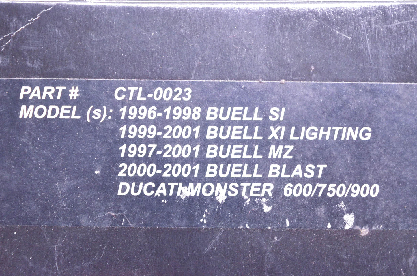 Clear Alternatives CTL-0023 Clear Taillight Lens With Red Bulbs Kit NOS