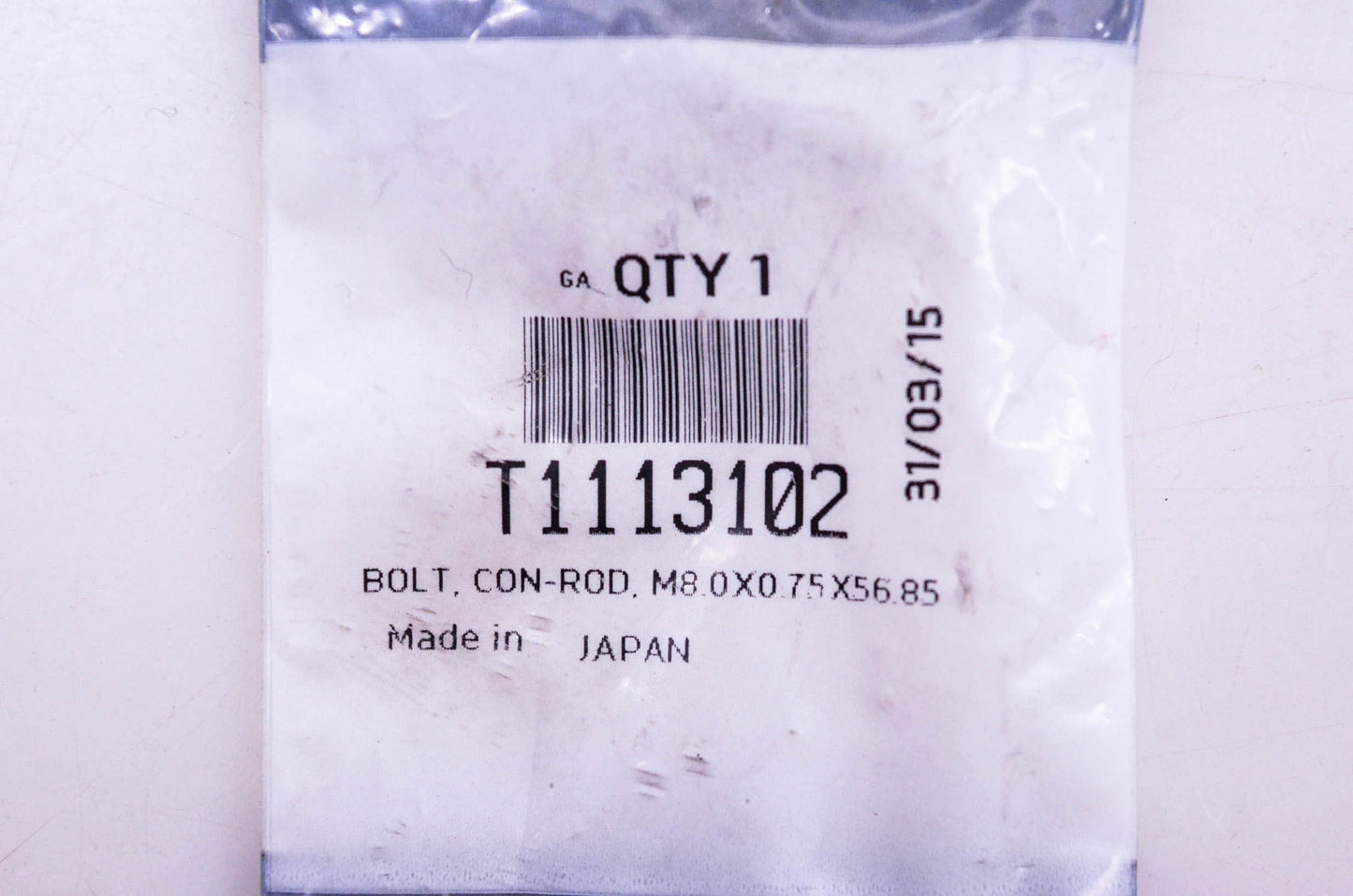 New OEM Triumph T1113102 Connecting Rod Bolt NOS