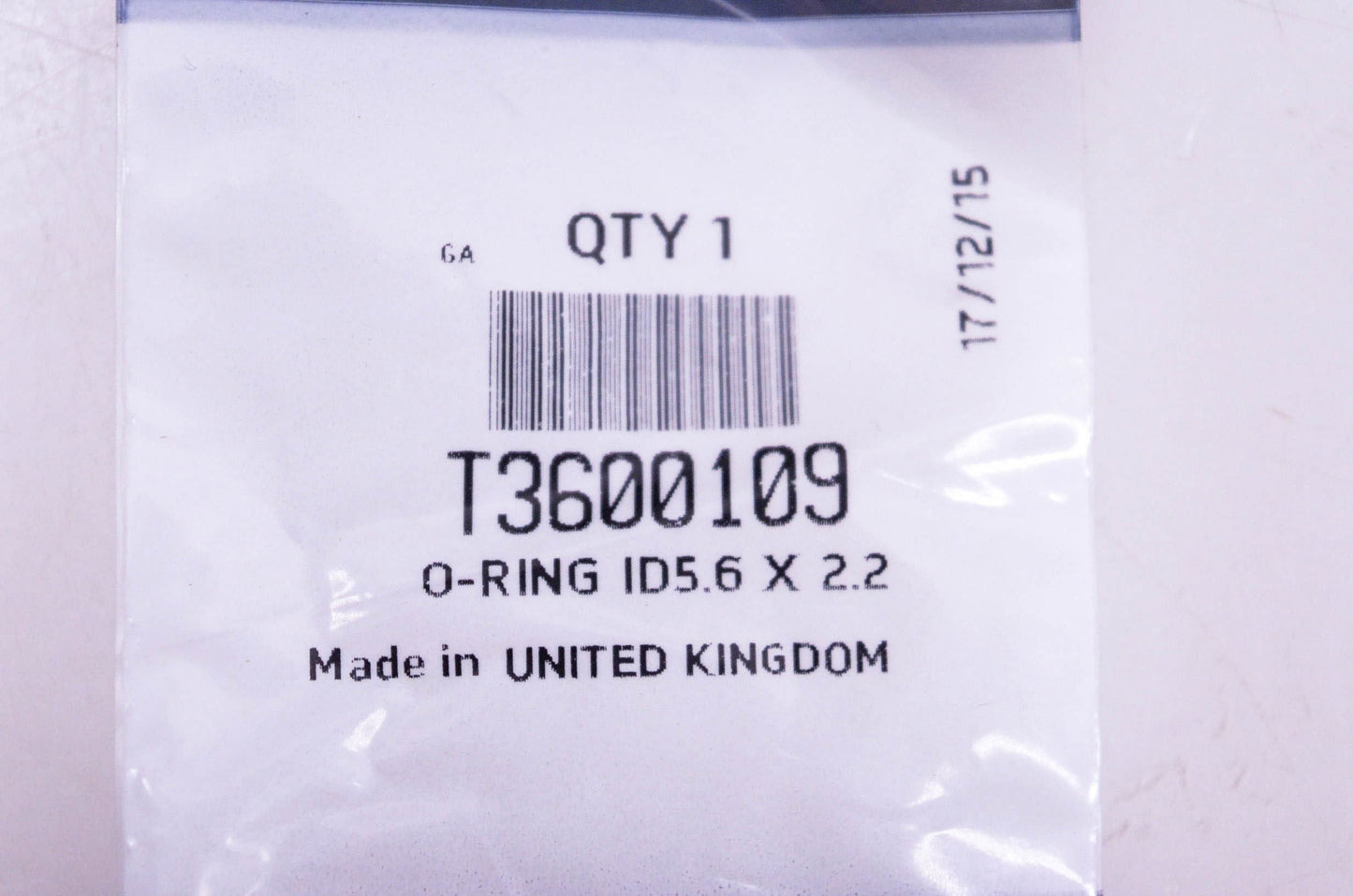 New OEM Triumph T3600109 O Ring NOS