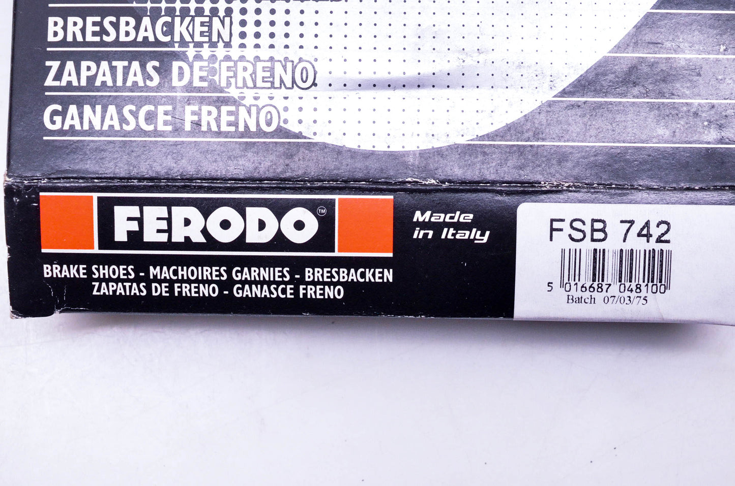 Ferodo FSB742 Brake Shoe Kit NOS