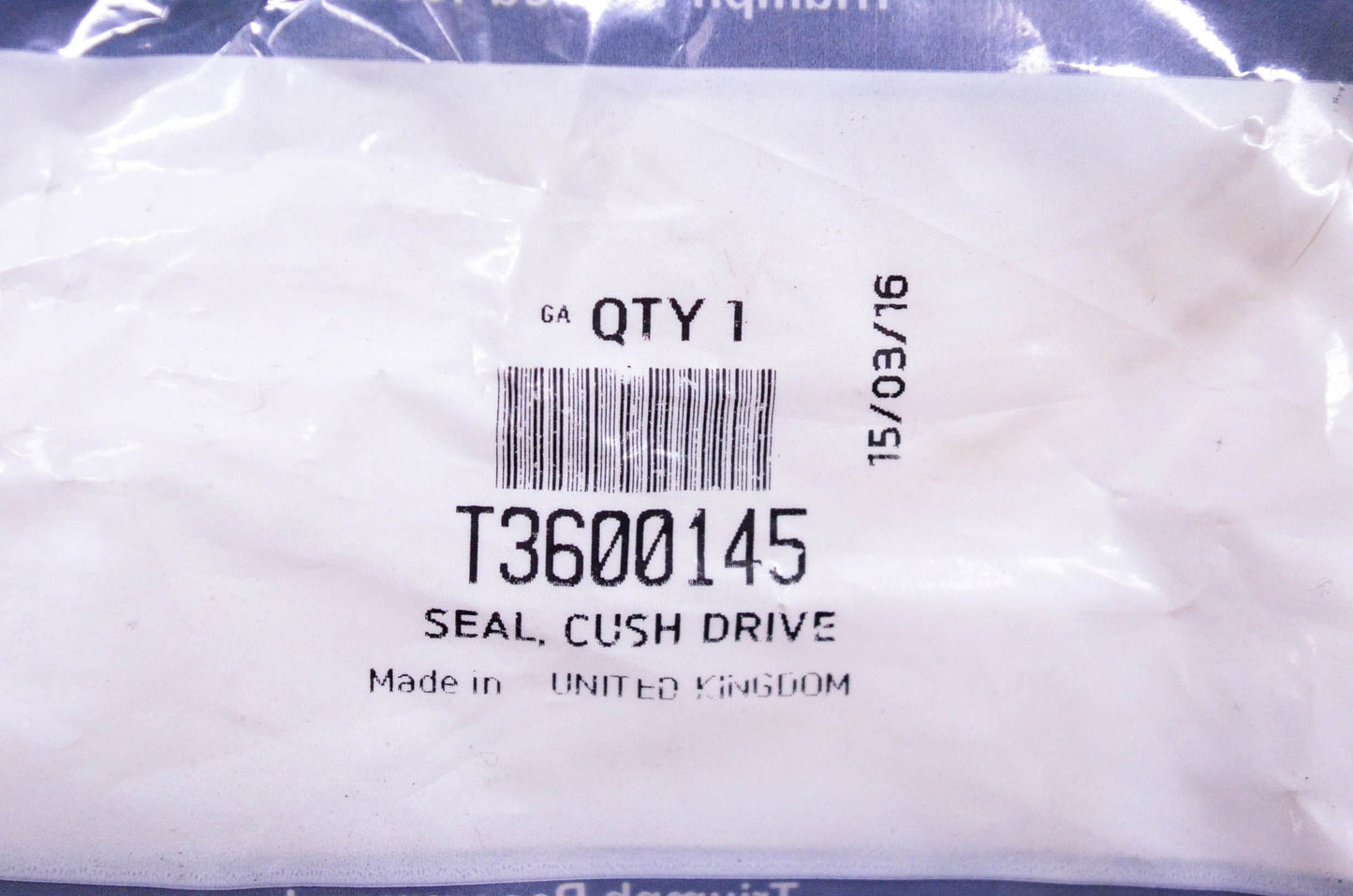 New OEM Triumph T3600145 Cush Drive Hub Seal NOS