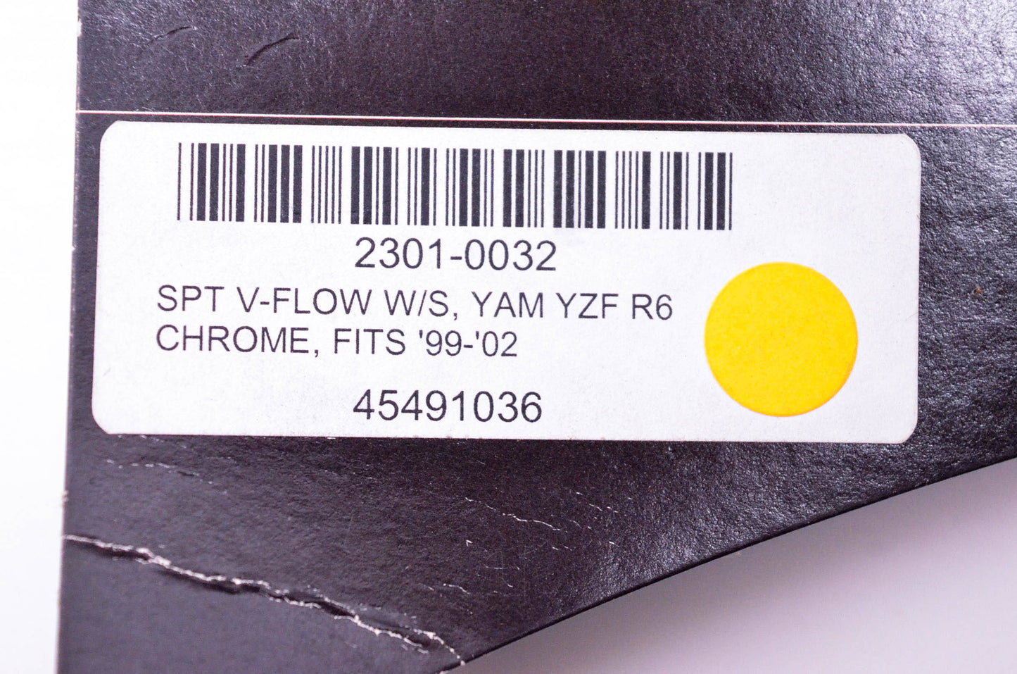 Sportech 2301-0032, 45491036 Chrome V Flow Windscreen NOS