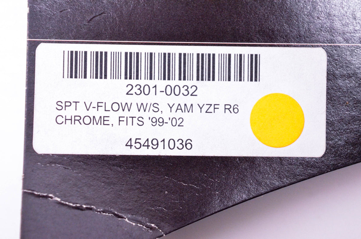 Sportech 2301-0032, 45491036 Chrome V Flow Windscreen NOS