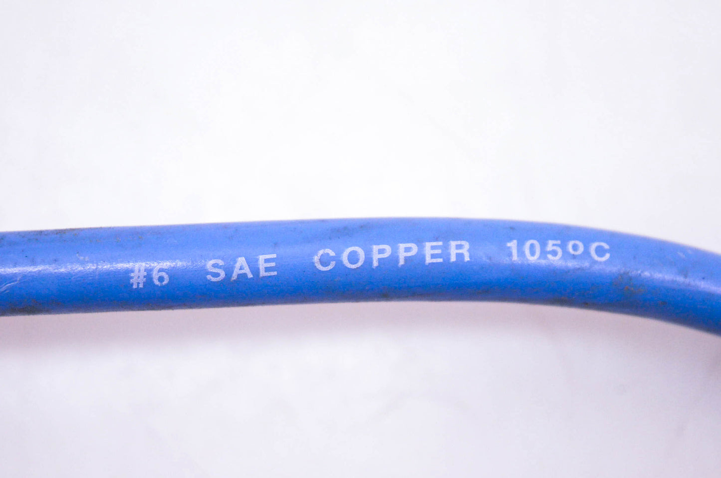 Aftermarket 8' Blue Battery Cable 6 Gauge Copper 105C