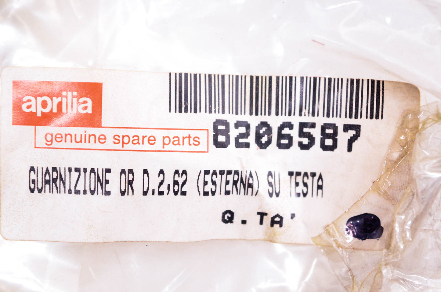 Aprilia 8206587 Outer Cylinder Head Gasket O Ring NOS