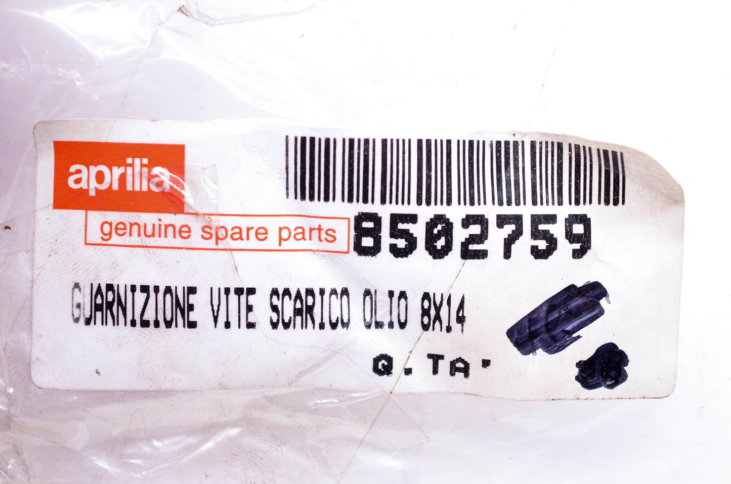 Aprilia 8502759 Oil Drain Plug Gasket NOS