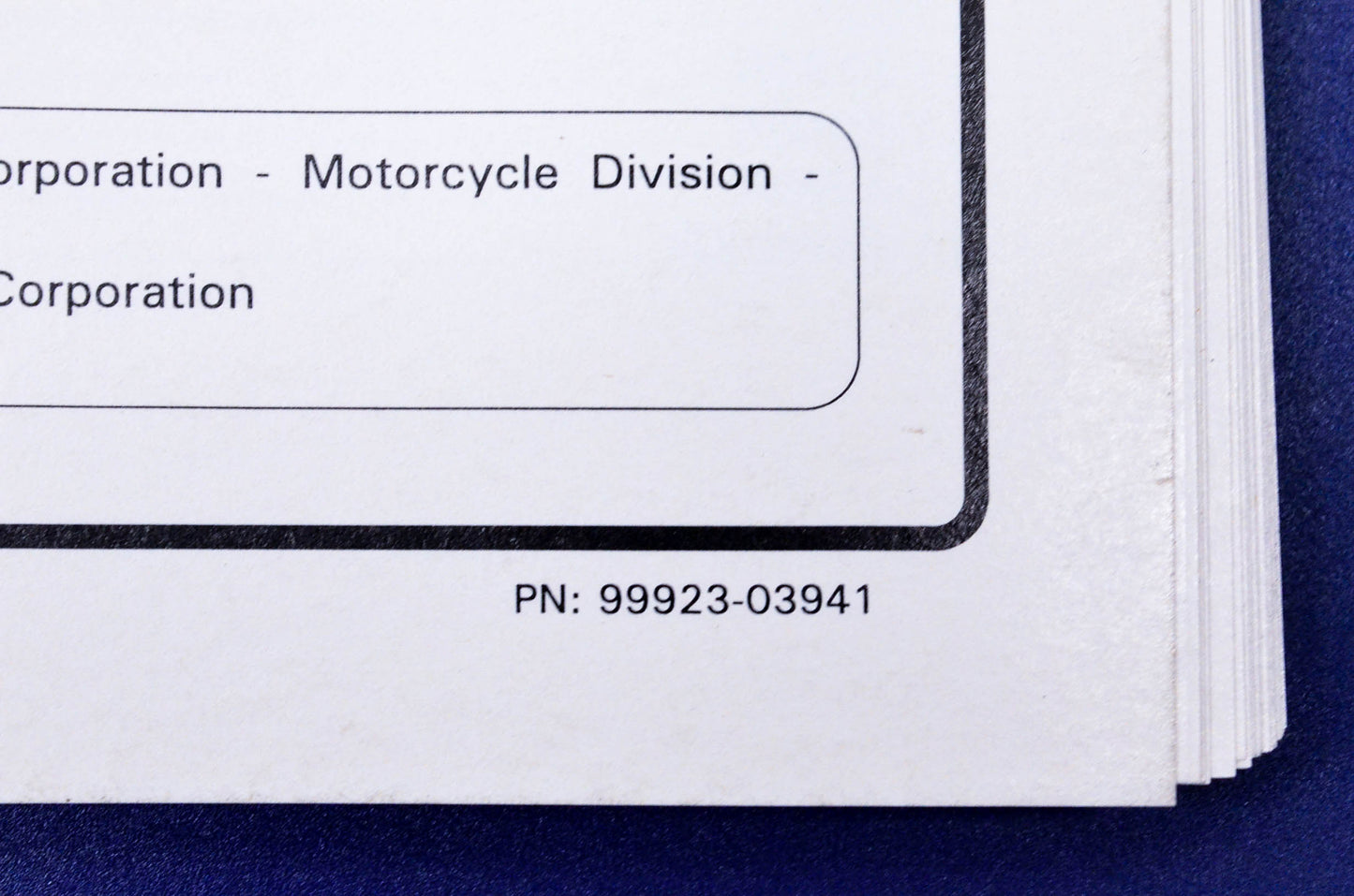 OEM Suzuki 99923-03941 1994 "R" Model Service Manual