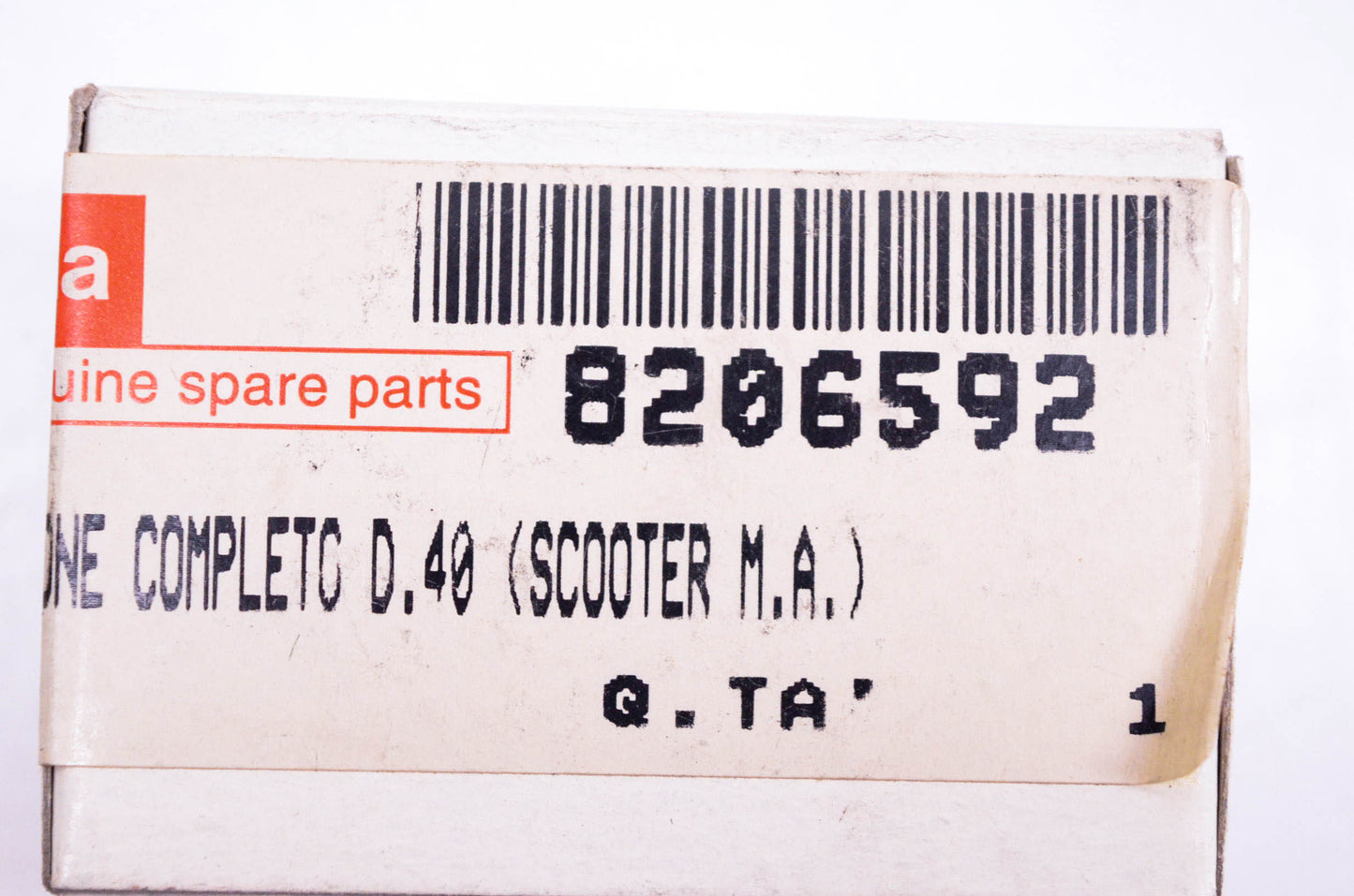 Aprilia 8206592 Piston Kit NOS