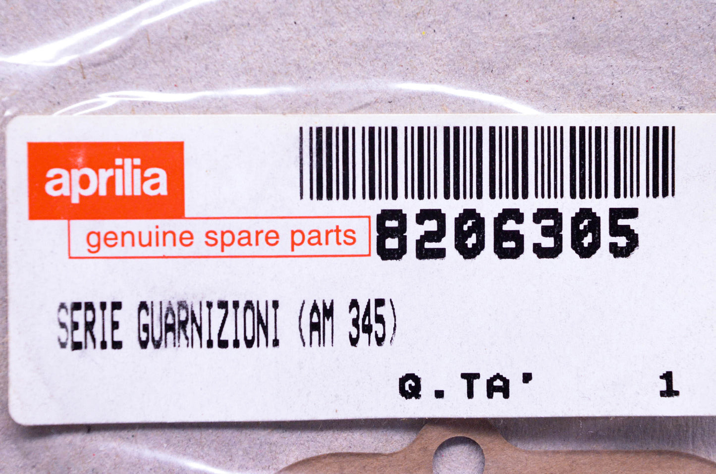 Aprilia 8206305 Gasket Kit NOS