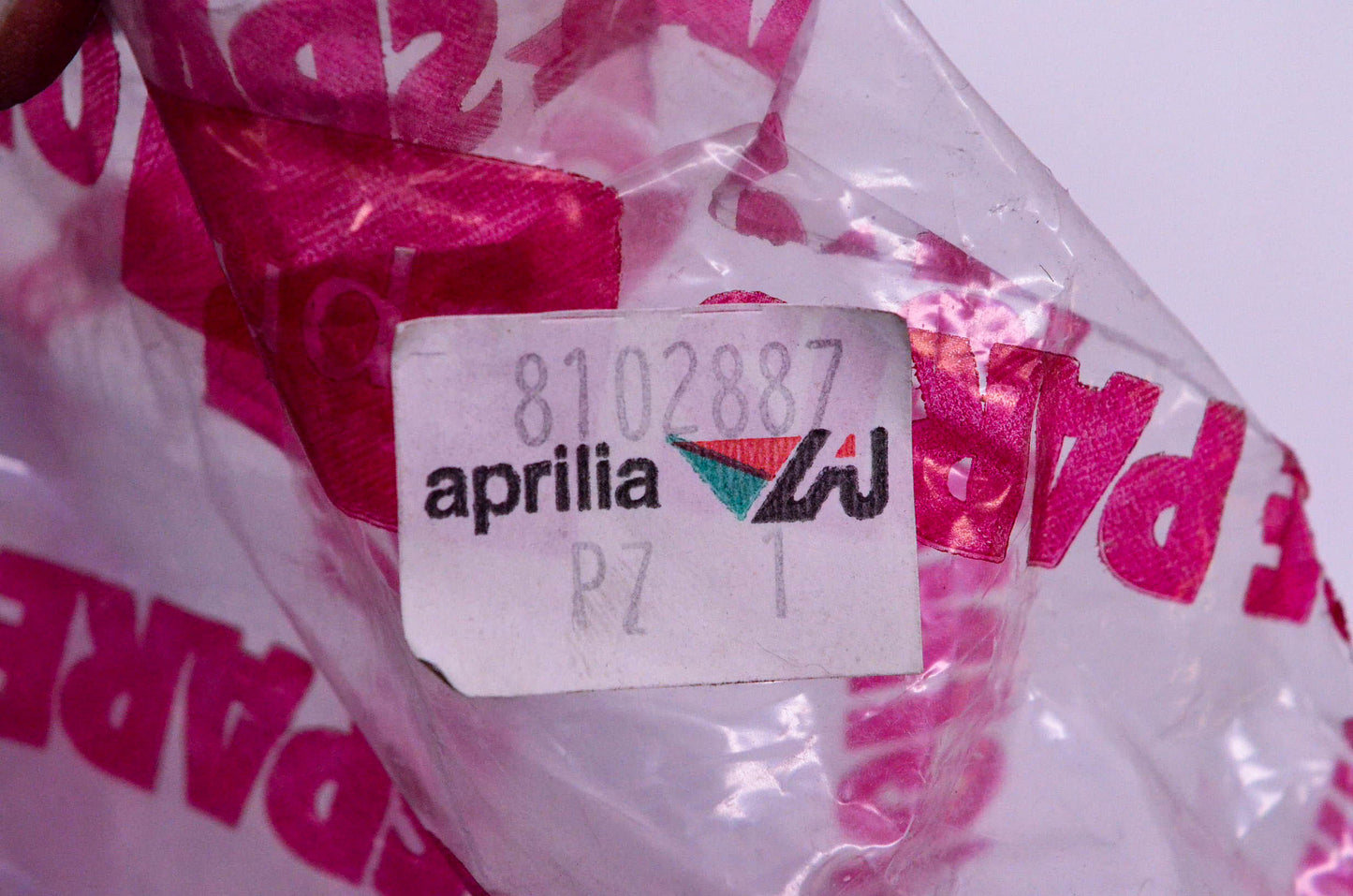 Aprilia 8102887 Blue Lefthand Side Mirror Kit NOS