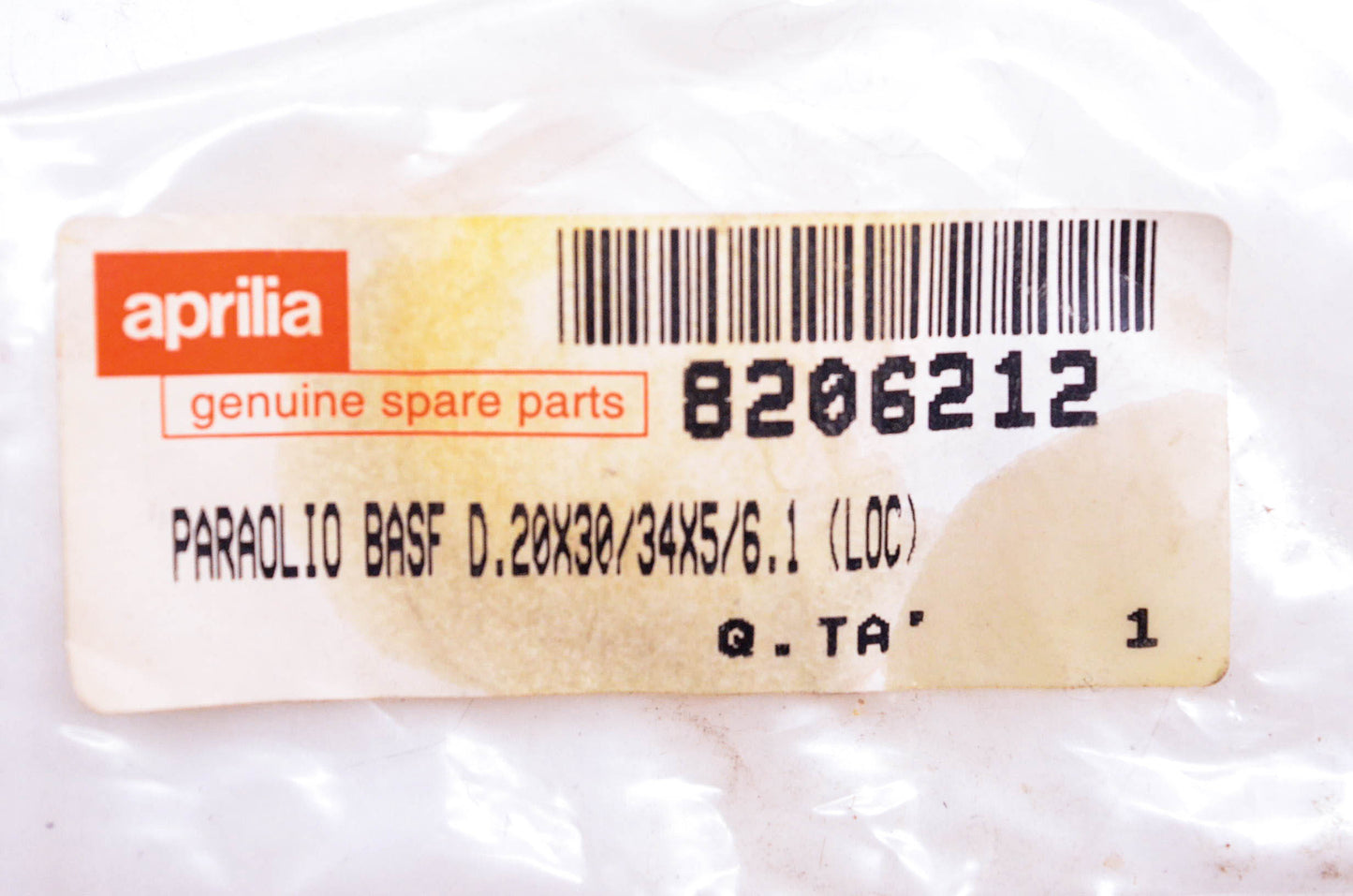 Aprilia 8206212 Crankshaft Oil Seal NOS