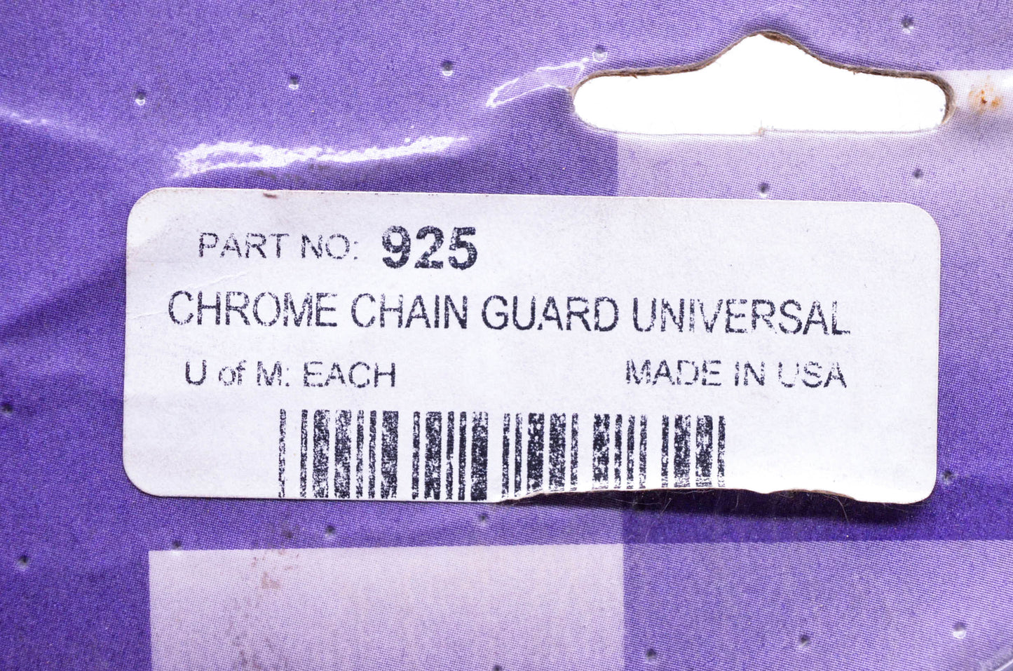 MC Enterprises 925 Universal Chrome Chain Guard Kit NOS