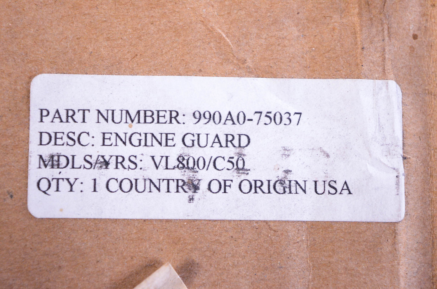 New OEM Suzuki 990A0-75037 C50 Engine Guard Kit NOS