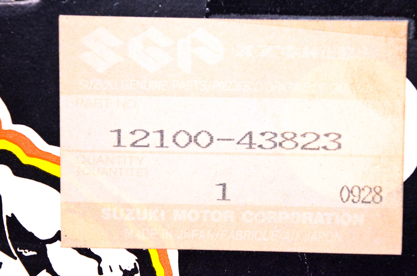 New OEM Suzuki 12100-43823 Piston Top End Tune Up Kit NOS