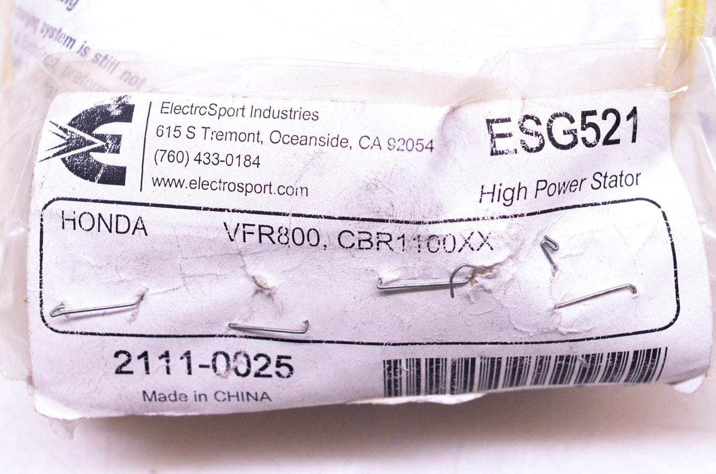 Electro Sport Industries ESG521, 2111-0025 VFR800 CBR1100 Stator Kit NOS