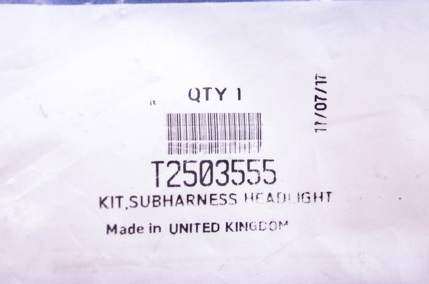 New OEM Triumph T2503555 Subharness Headlight Kit NOS