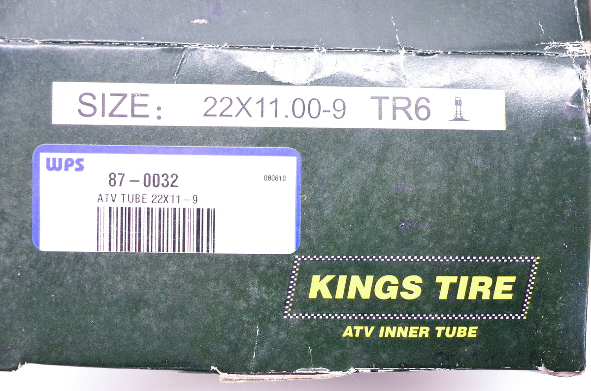 Kings Tire 87-0032 ATV Inner Tube 22x11.00-9 TR6 NOS