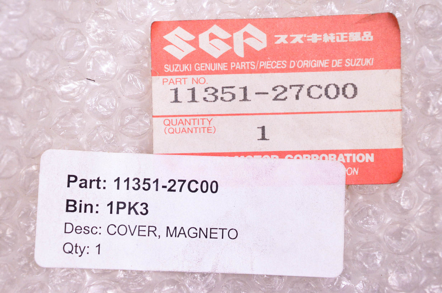 New OEM Suzuki 11351-27C00 Magneto Cover NOS