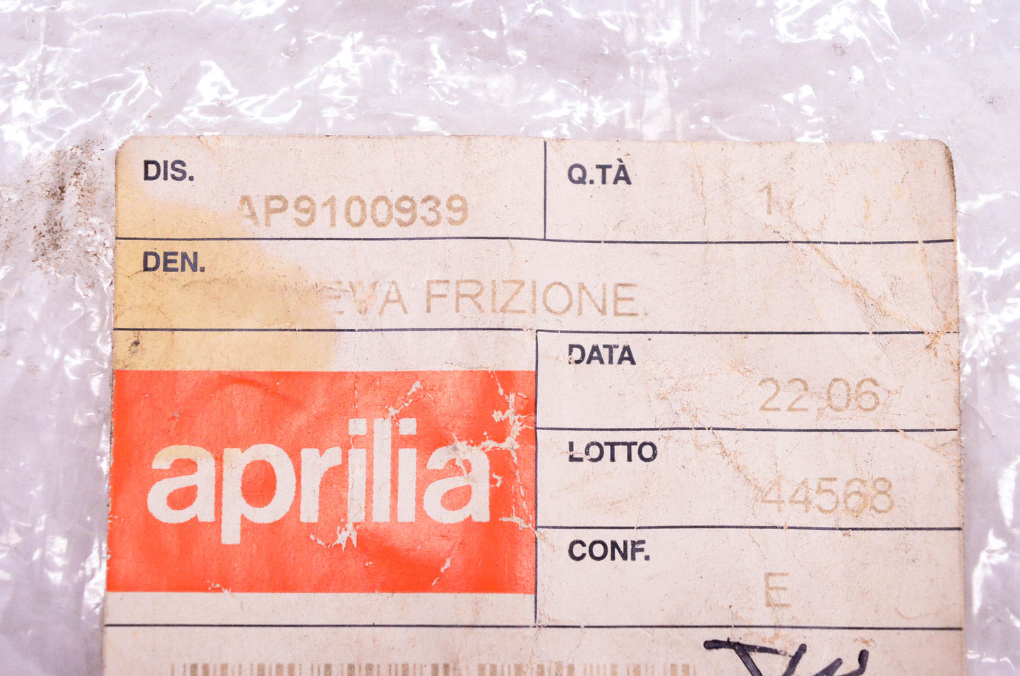 Aprilia AP9100939, AP9150198 Domino Clutch Lever NOS