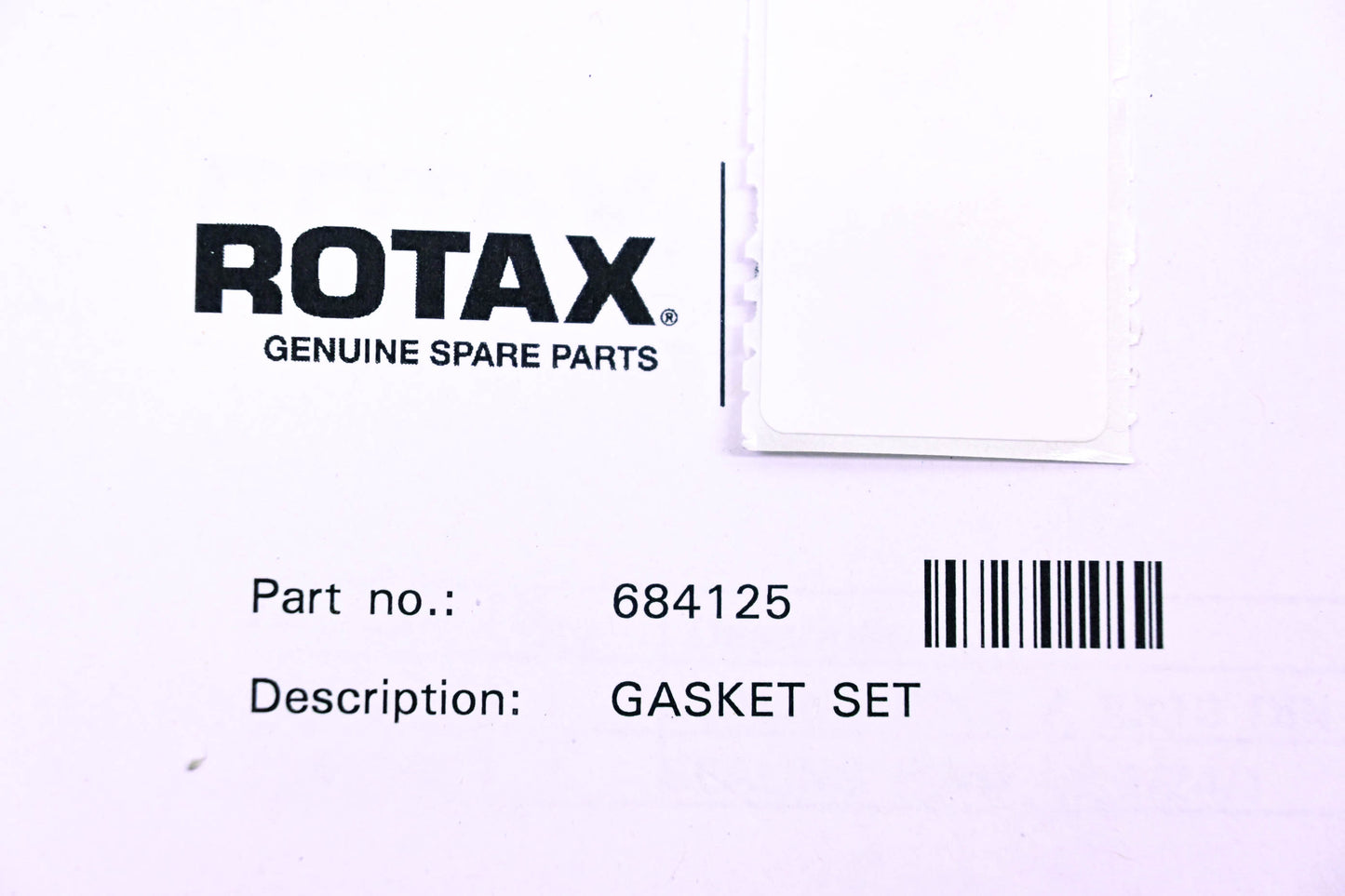 Rotax 684125, 420684125 Gasket Kit NOS