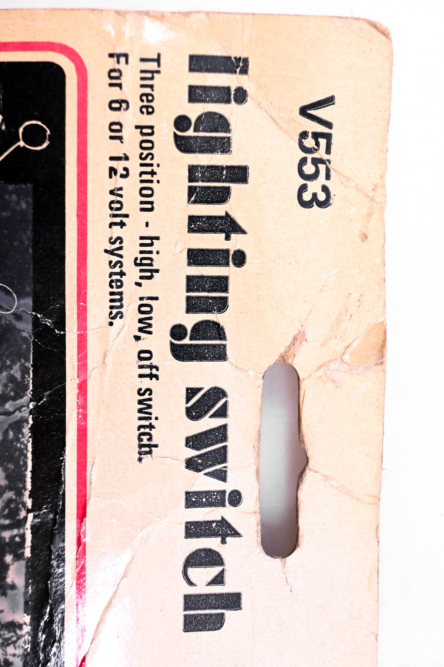 Peterson V553 Lighting Switch 3 Position Kit NOS