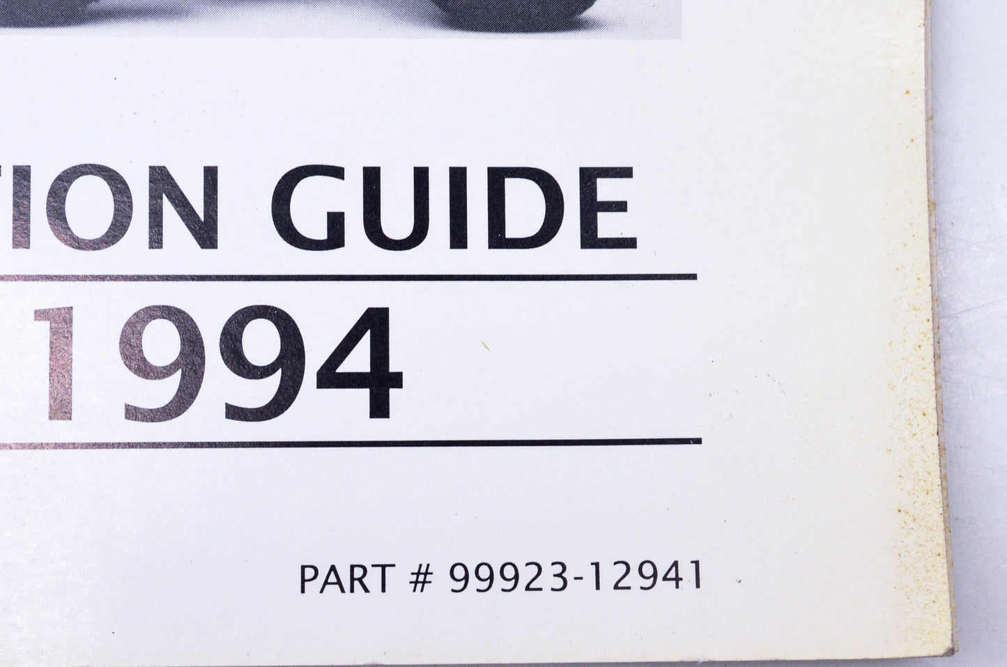 OEM Suzuki 99923-12941 1991-1994 Suzuki Identification Guide