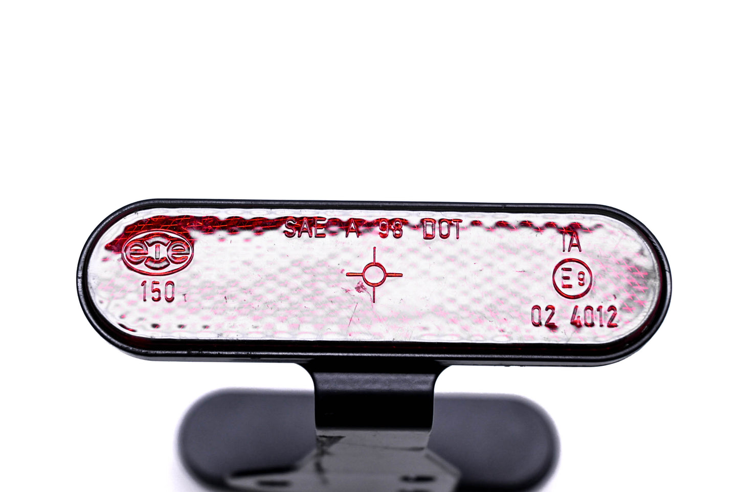OEM Triumph 02 4012 Red Reflectors w/ Bracket