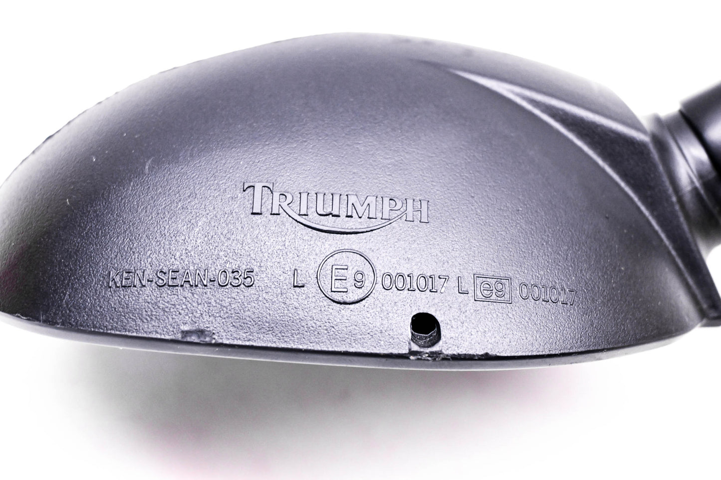 OEM Triumph 001017, KEN-SEAN-035 Black Side Mirror
