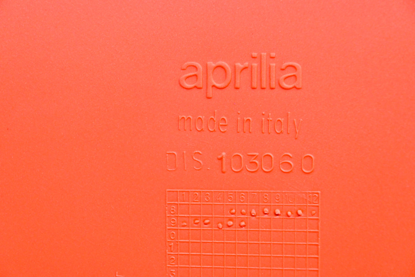 Aprilia 103060 Red Right Side Fairing NOS