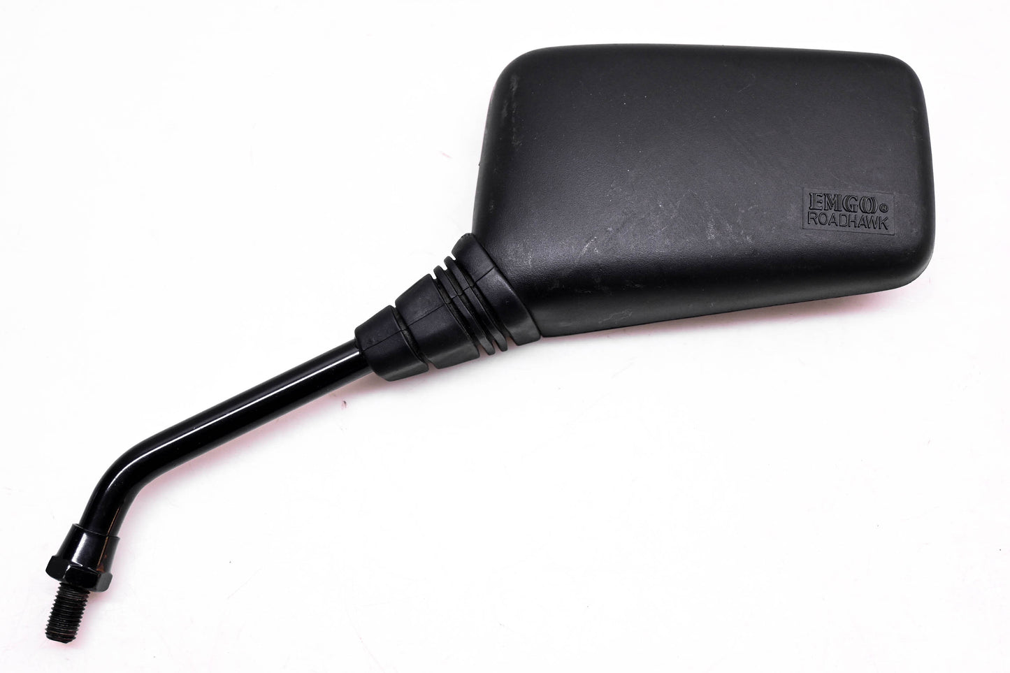 Emgo Black Roadhawk Long Stem Left Side Mirror