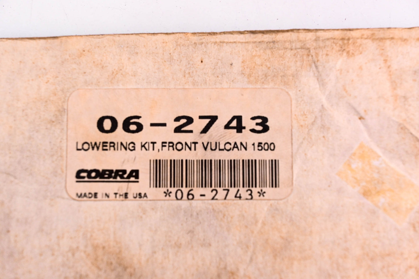 Cobra 06-2743 Front End Lowering Kit NOS