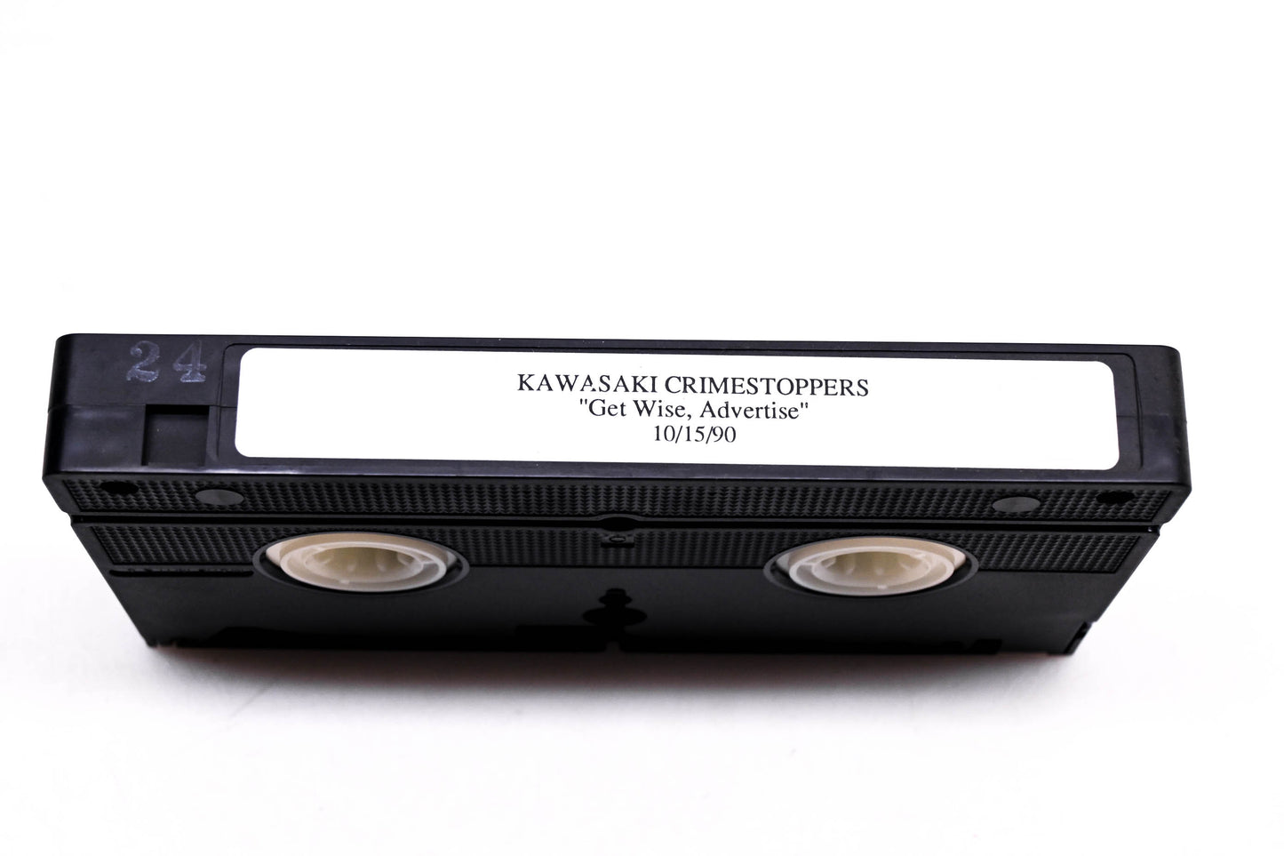 OEM Kawasaki Crimestoppers Get Wise, Advertise VHS