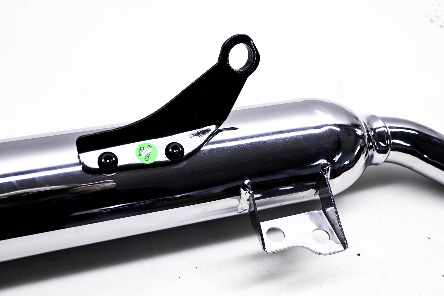 New OEM Triumph A9600100 Chrome Left Silencer Muffler NOS