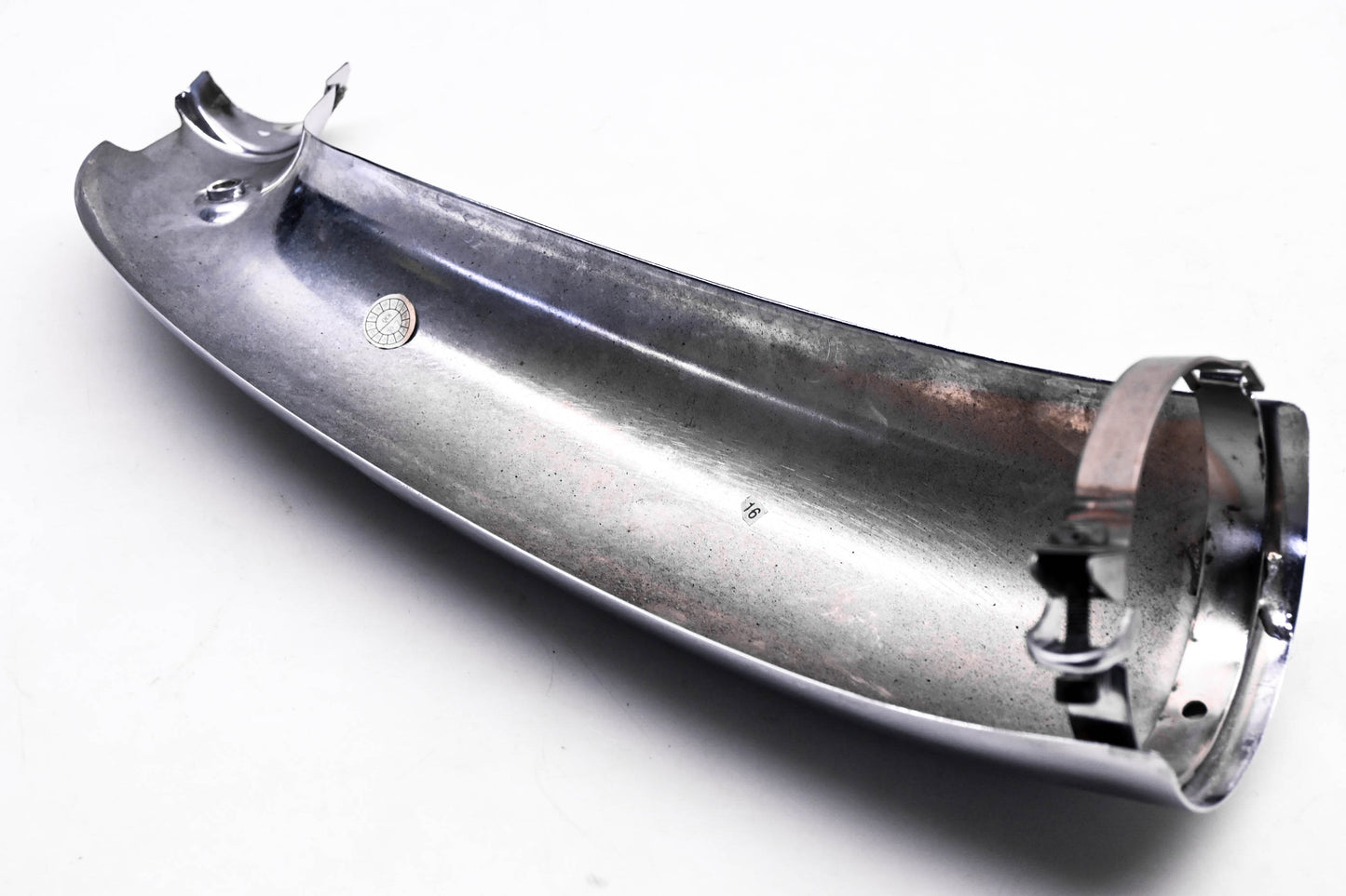 OEM Triumph T2209830, T2209840, T3050303 Chrome Right Silencer Cover Assembly