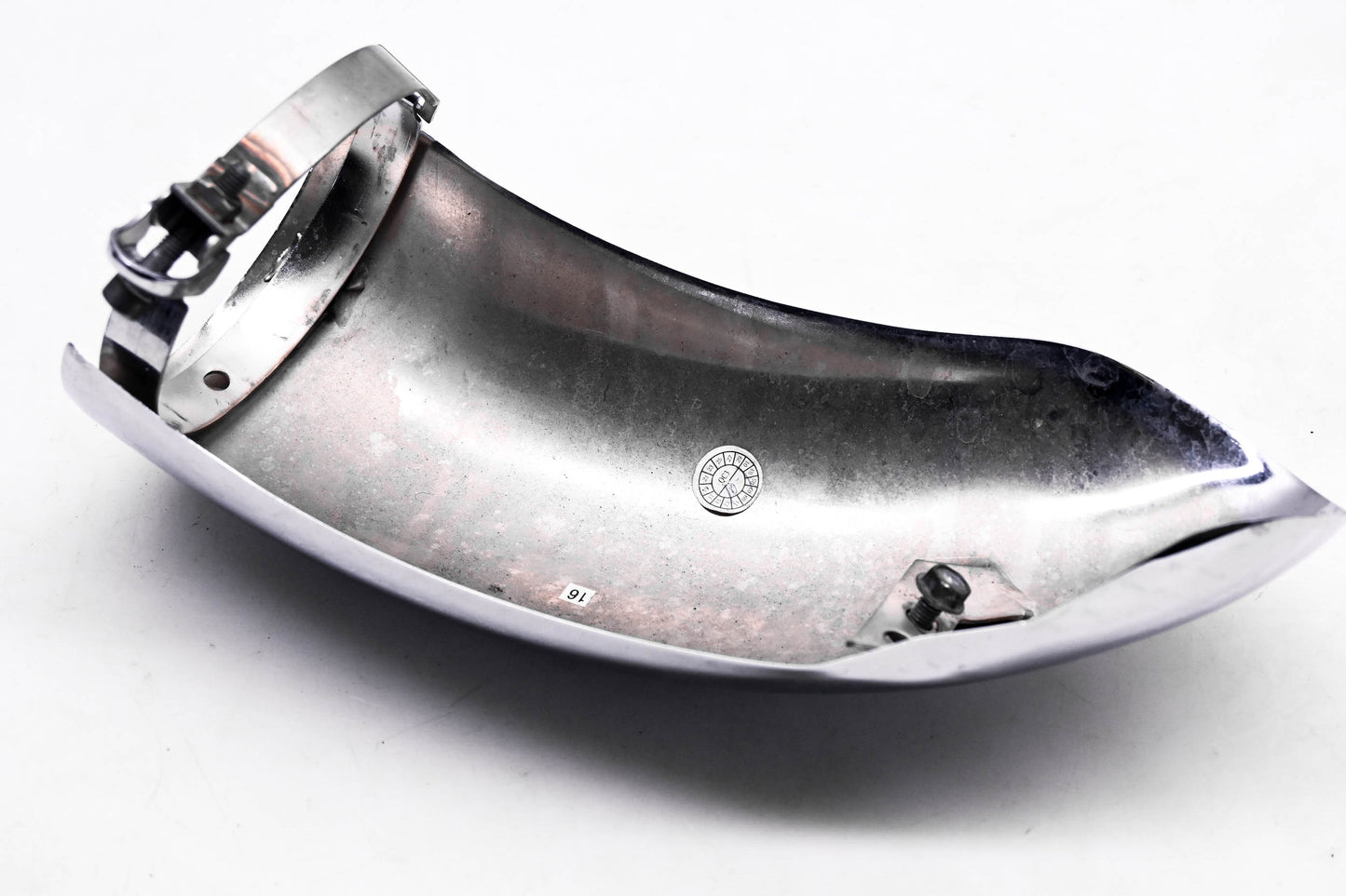 OEM Triumph T2209820, T2209840, T3050303 Chrome Left Silencer Cover Assembly