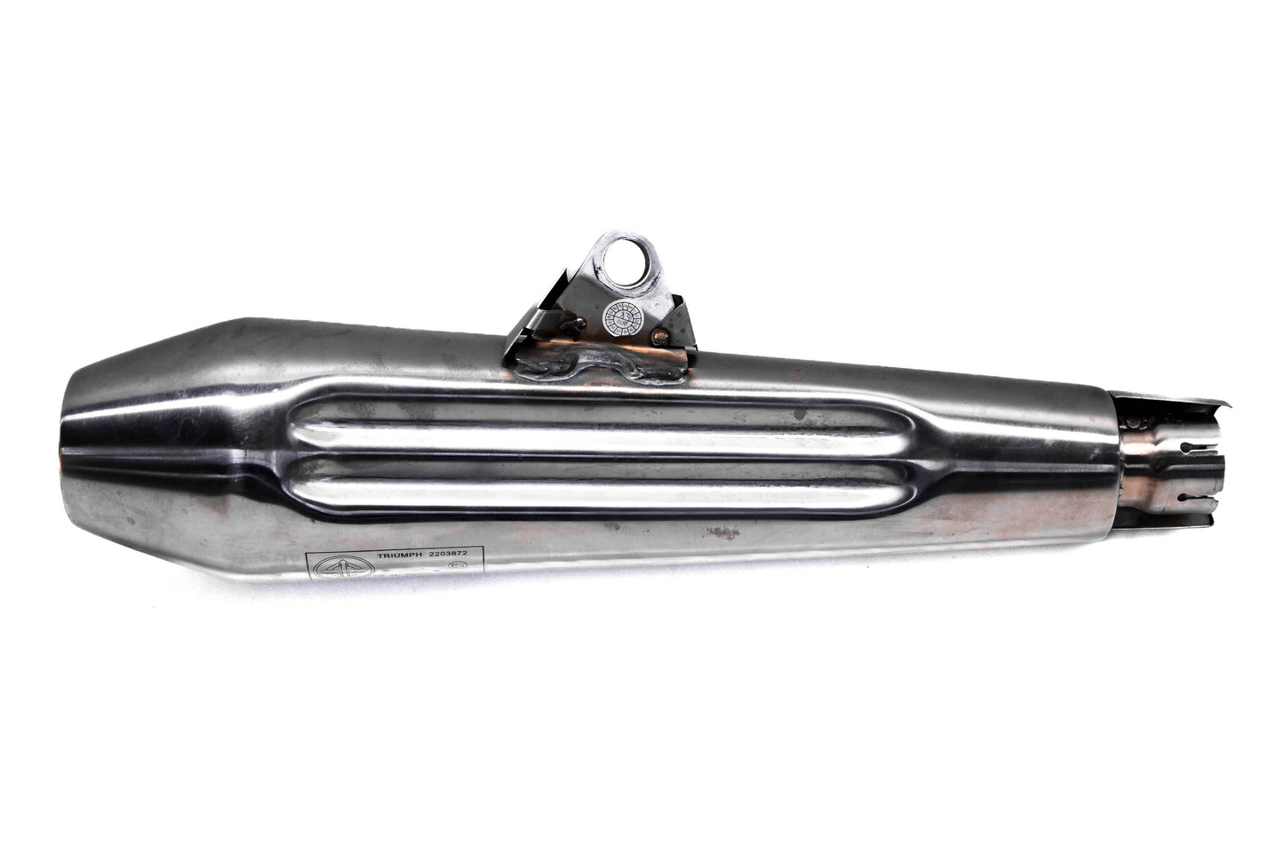 OEM Triumph T2203872 Left Exhaust Silencer Muffler