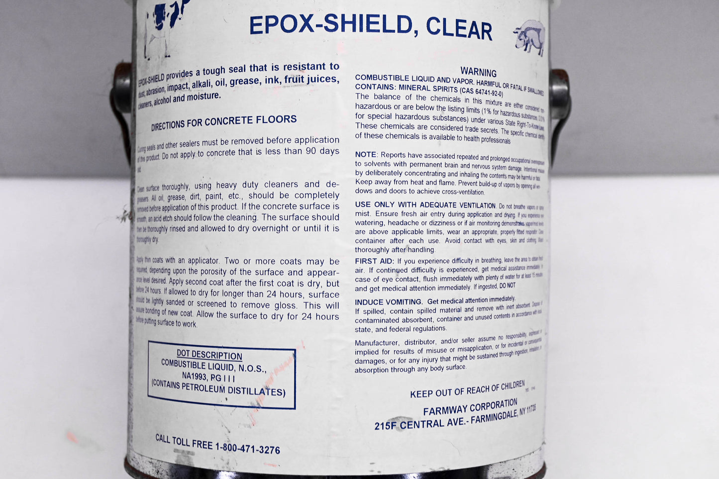 Farmway Epoxy-Shield Clear 1-Gallon NOS