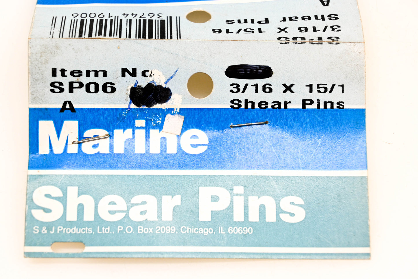S&P SP06 Marine Shear Pin Kit NOS