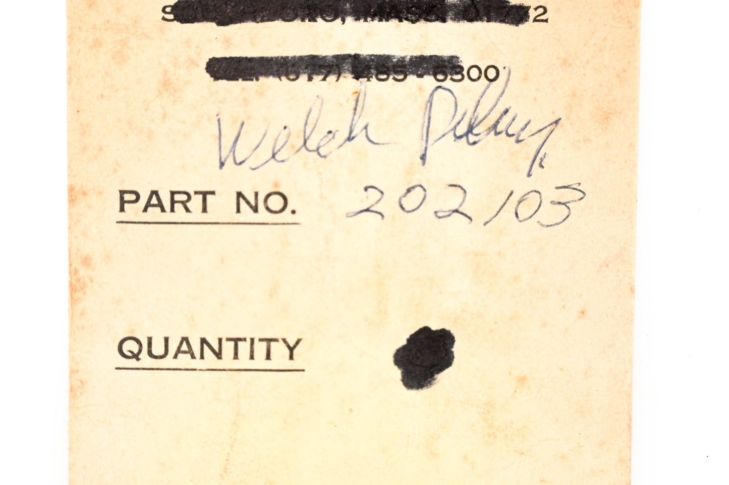 OMC 202103 Expansion Welch Plug NOS